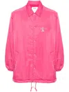 Doublet Logo-embroidered Jacket In Pink