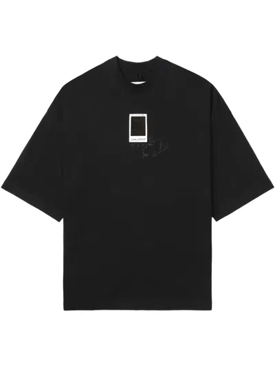 Doublet Logo-print T-shirt In Black