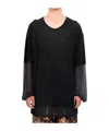 Doublet Long Sleeved T-shirt In Black