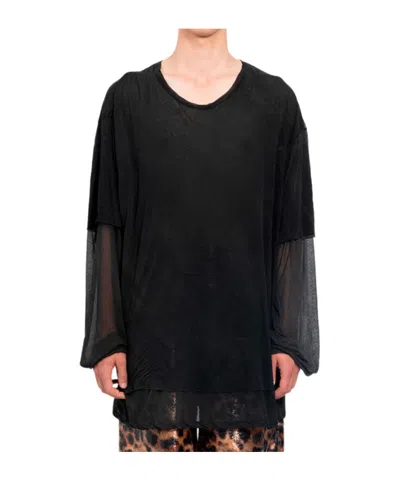 Doublet Long Sleeved T-shirt In Black
