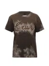 Doublet Luxury Mud Paint T-shirt In Brown