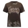 Doublet Luxury Mud Paint T-shirt In Brown