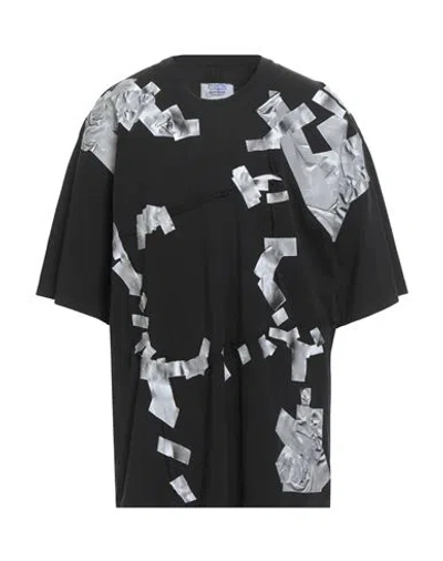 Doublet Man T-shirt Black Size L Cotton