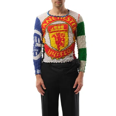 Doublet Men's “shibori” Flag Long Sleeve T-shirt In Multicolor