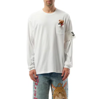 Doublet Men's Support Group Long Sleeve T-shirt In White
