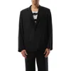 Doublet Men's Tailored Jacket With Trail Vest In Black