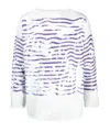 Doublet Mirage Basque Long-sleeve T-shirt In White