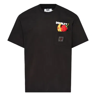 Doublet Mud-dyed T-shirt With Shfu In Brown