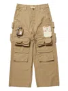 Doublet Multi-pocket Cargo Pants In Neutral