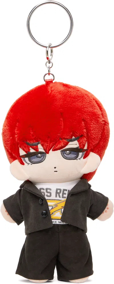 Doublet Multicolor Oshi-nui Pouch In Red