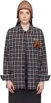 Doublet Navy 'with My Friend' Shirt In Navy