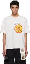 Doublet Disposal Reduction T-shirt In White