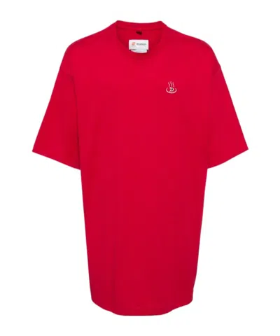 Doublet Onsen Noren Crew Neck T-shirt In Purple