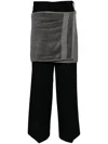 Doublet Onsen Towel Hose In Schwarz