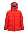 Doublet Short Down Jacket In Red