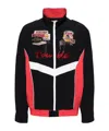 Doublet Patchwork Embroidered Sports Jacket In Black
