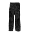 Doublet Laminate Track Pants In Black