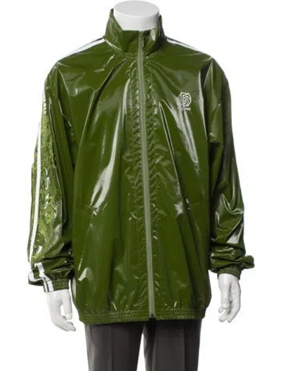 Pre-owned Doublet Patterned Bomber Jacket In Green