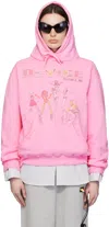 Doublet Pink Pz Today Edition Device Girls Hoodie In Pink
