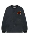 Doublet Long Sleeve T-shirt With My Friend In Gray