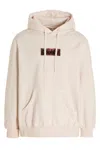 Doublet 'polyurethane Embroidery' Hoodie In Neutral