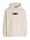 Doublet Men's Rust Embroidery Hoodie In White