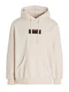Doublet Men's Rust Embroidery Hoodie In White