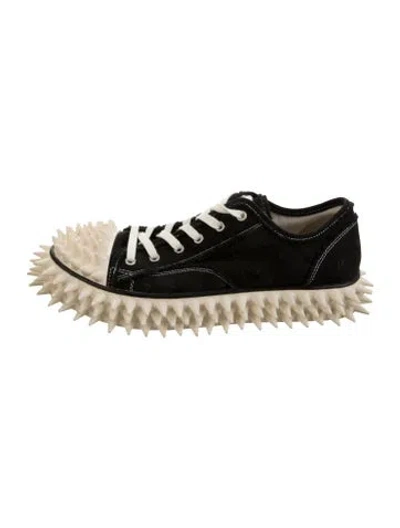 Pre-owned Doublet Porcupine Sneakers In Black