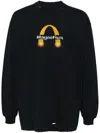 Doublet Printed Sweatshirt In Black