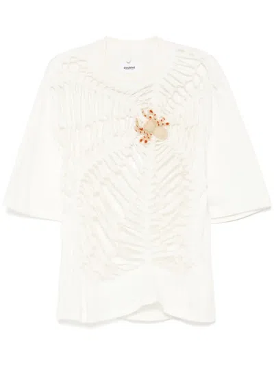Doublet Protein Spider Web T-shirt In White