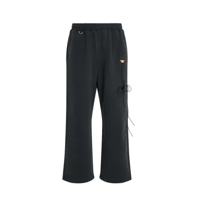 DOUBLET RCA CABLE EMBROIDERY SWEATPANTS