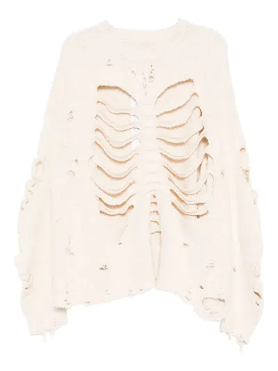 Doublet Ribcage Jumper In Neutral