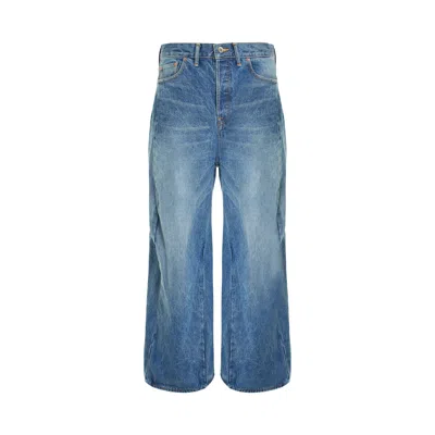 Doublet Blue Robots Legs Jeans In Indigo