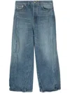 Doublet Robot Wide-leg Jeans In Blue