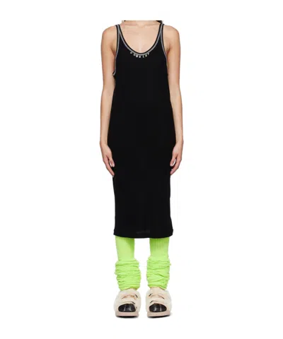 Doublet Sleeveless Mini Dress In Black