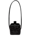 Doublet Small Robot Head Shoulder Bag In Black