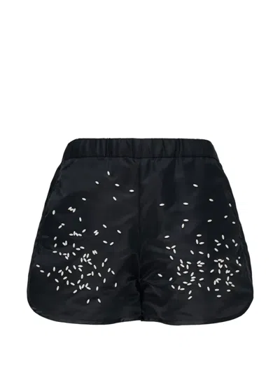 Doublet Spilled Rice Short Pants In Black