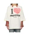 Doublet Off-white Steak Compression T-shirt In White