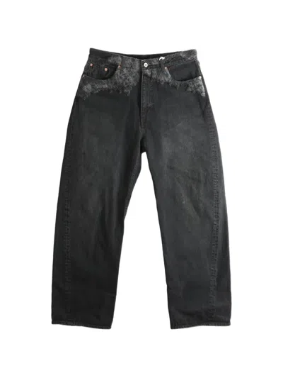 Doublet Straight-leg Jeans In Black