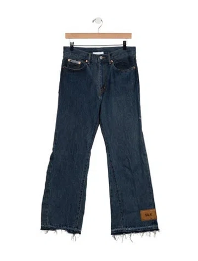 Pre-owned Doublet Straight-leg Jeans In Blue