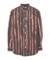 Doublet Striped Shirt In Black