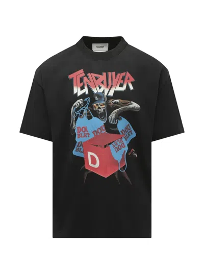 Doublet Tenbuyer Graphic-print T-shirt In Black
