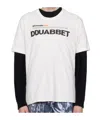 Doublet Text-print Cotton T-shirt In White