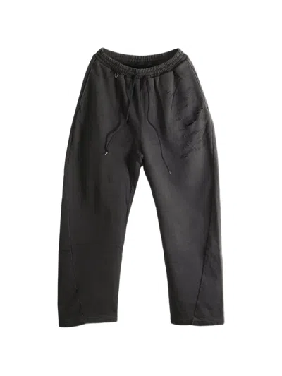 Doublet Threadless Air Embroidery Track Pants In Black