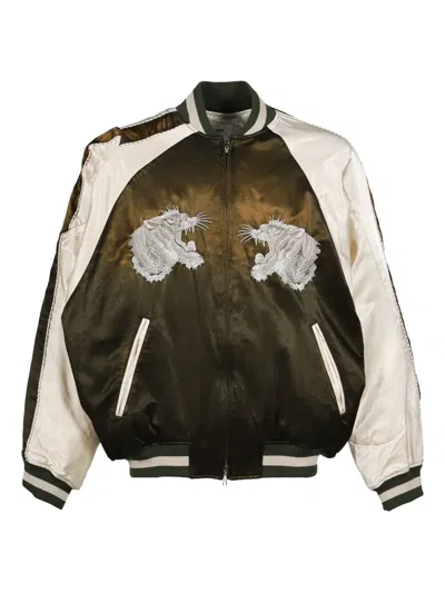 Doublet Tiger-embroidered Bomber Jacket In Multi