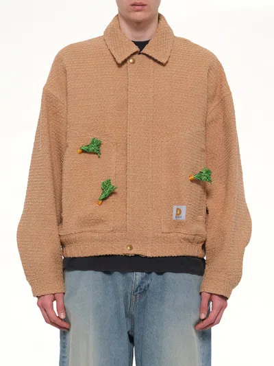 Doublet Tilled Field Work Jacket In Sand