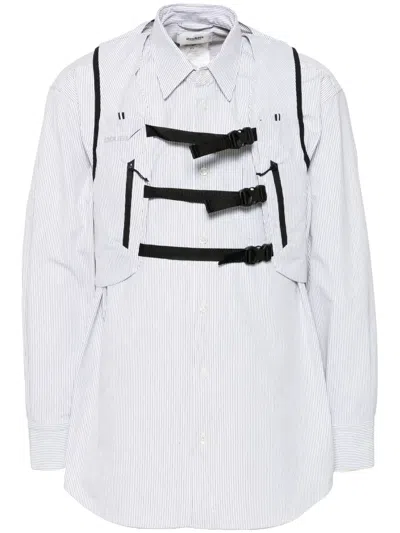 Doublet Gestreiftes Hemd In Weiss