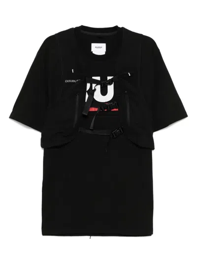 Doublet Trail Vest T-shirt In Black