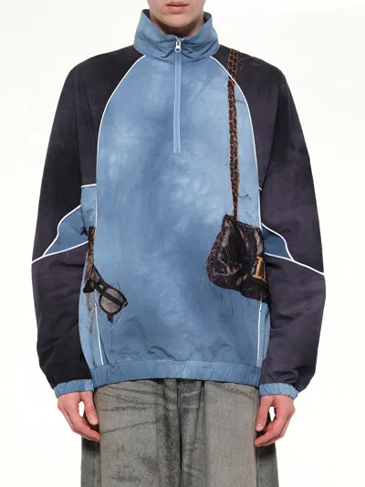 Doublet Trompe L'oeil Embroidery Anorak In White