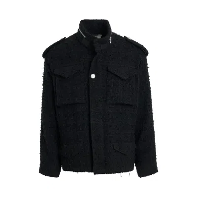 ジャケット・アウター doublet TWEED SOUVENIR JACKET BLACK S TWEED SOUVENIOR JACKET | doublet (Women